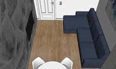  3D Living room/living room design - sofa area view